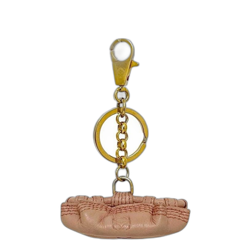 Loewe Charm Nappa Aire Motif Beige Leather