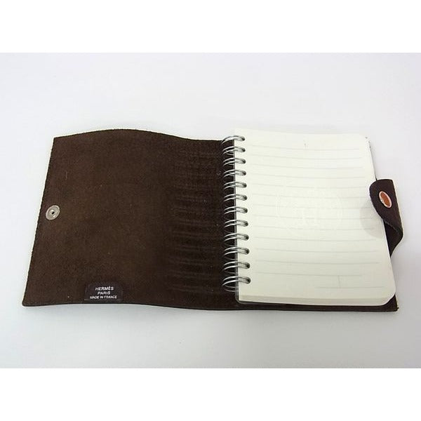 Hermes Ulysse Nardin PM Togo Notebook Notepad Stationery Dark — view 3