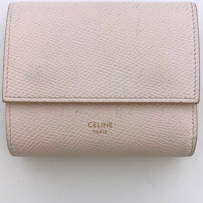 Celine Wallet Trifold Pink Beige 10 B57 — view 4