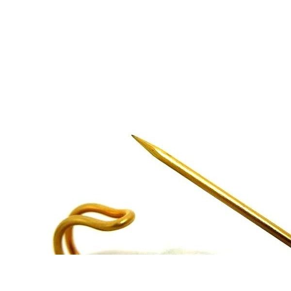 Hermes Horse Pin Brooch Pin Badge Gold — view 3