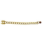 Chanel with Comment Vintage CC Logo Turnlock Motif Chain Bracelet Gold — view 5