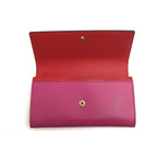 Gucci Long Wallet Women Leather Red bg with Flap Coin — view 5