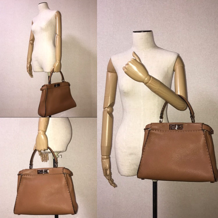 Fendi Selleria Peekaboo 2-Way Handbag Price Negotiation Welcome — view 9
