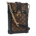 Louis Vuitton Pochette Trunk Vertical Monogram Chain Shoulder Bag