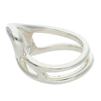 Hermes Chaine Dancre Punk Silver Ring 53 12 — view 6