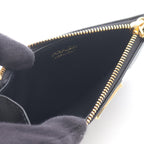 Prada Card Case Saffiano Triang 1 Mc086 Qhhf 0002 Nero Leather — view 3