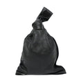 Bottega Veneta Triangle Twist Handbag Black Leather Clutch