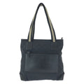 Gucci Black Silver GG Canvas Leather 019 Tote Shoulder Bag