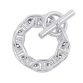 Hermes Bracelet Chaine D'ancre TGM 9 Links Silver