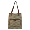Gucci Vintage Sherry Line GG Supreme Canvas Tote Shoulder Bag