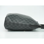 Louis Vuitton LV Mick MM Damier Graphite Shoulder Bag Pochette Black — view 5