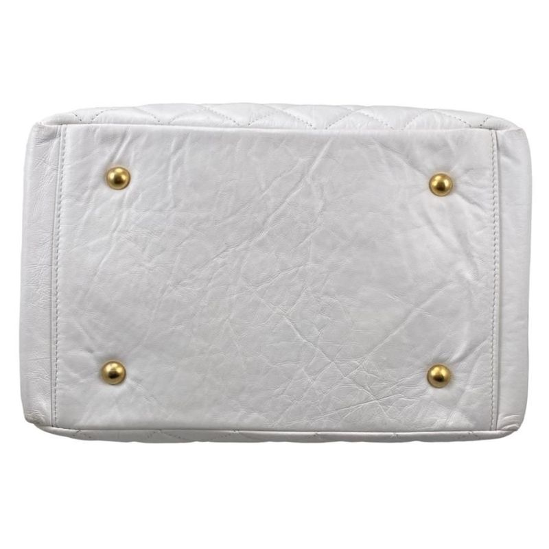 Chanel As3740 Beau Sling Bag Calf Shoulder Random Plate White — view 5