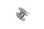 Chanel CC Logo Earrings 99 Silver — view 4