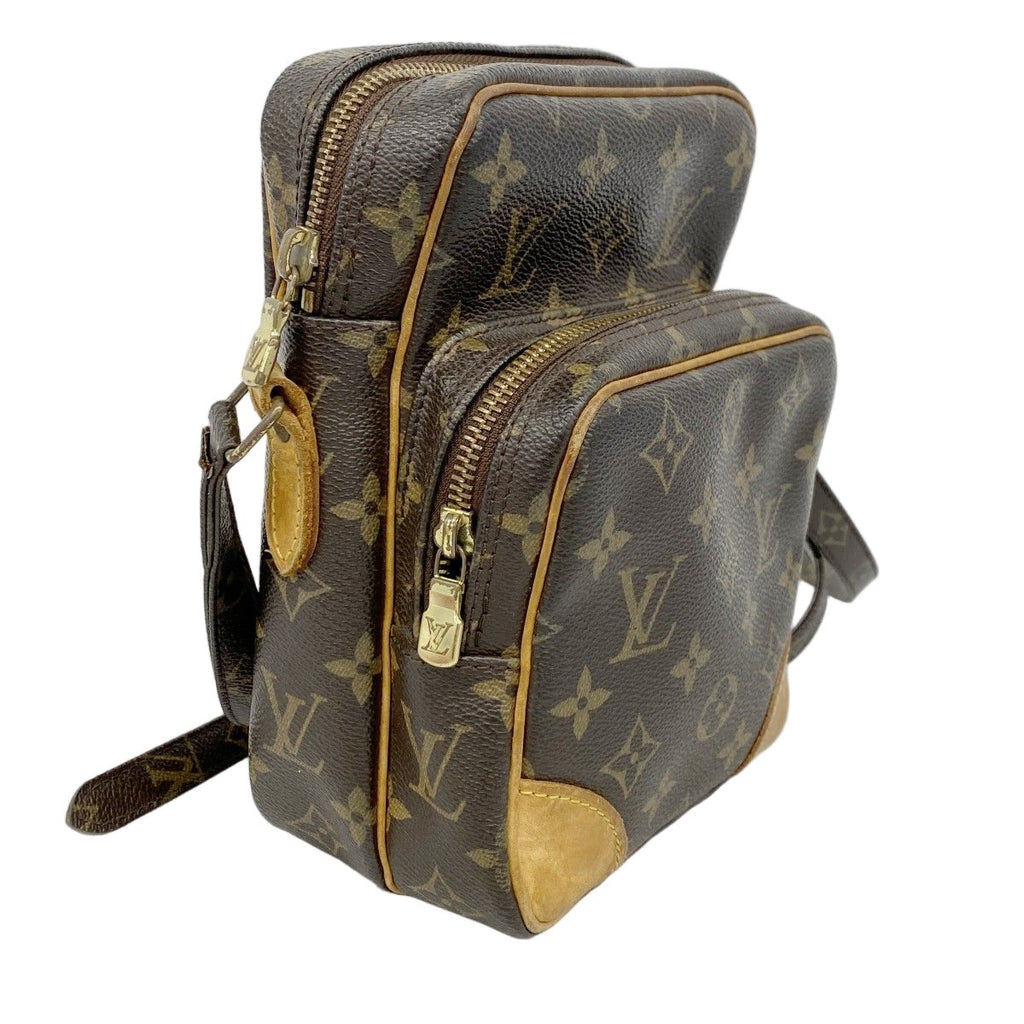 Louis Vuitton Shoulder Bag Monogram Amazon Brown — view 2