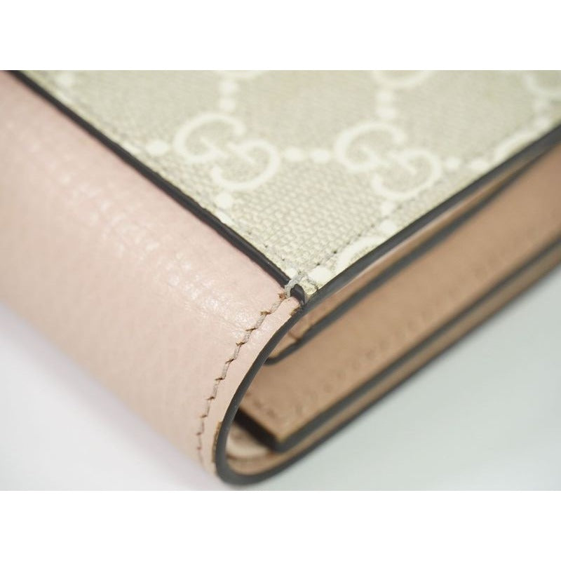 Gucci GG Marmont Supreme Leather Bifold Fold Wallet Compact — view 7