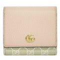 Gucci GG Marmont Supreme Leather Bifold Fold Wallet Compact