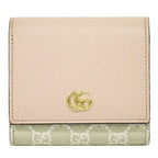 Gucci GG Marmont Supreme Leather Bifold Fold Wallet Compact