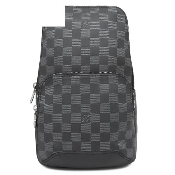 Louis Vuitton Belt Bag Avenue Damier Canvas Infini Metallic Onyx Matte Silver