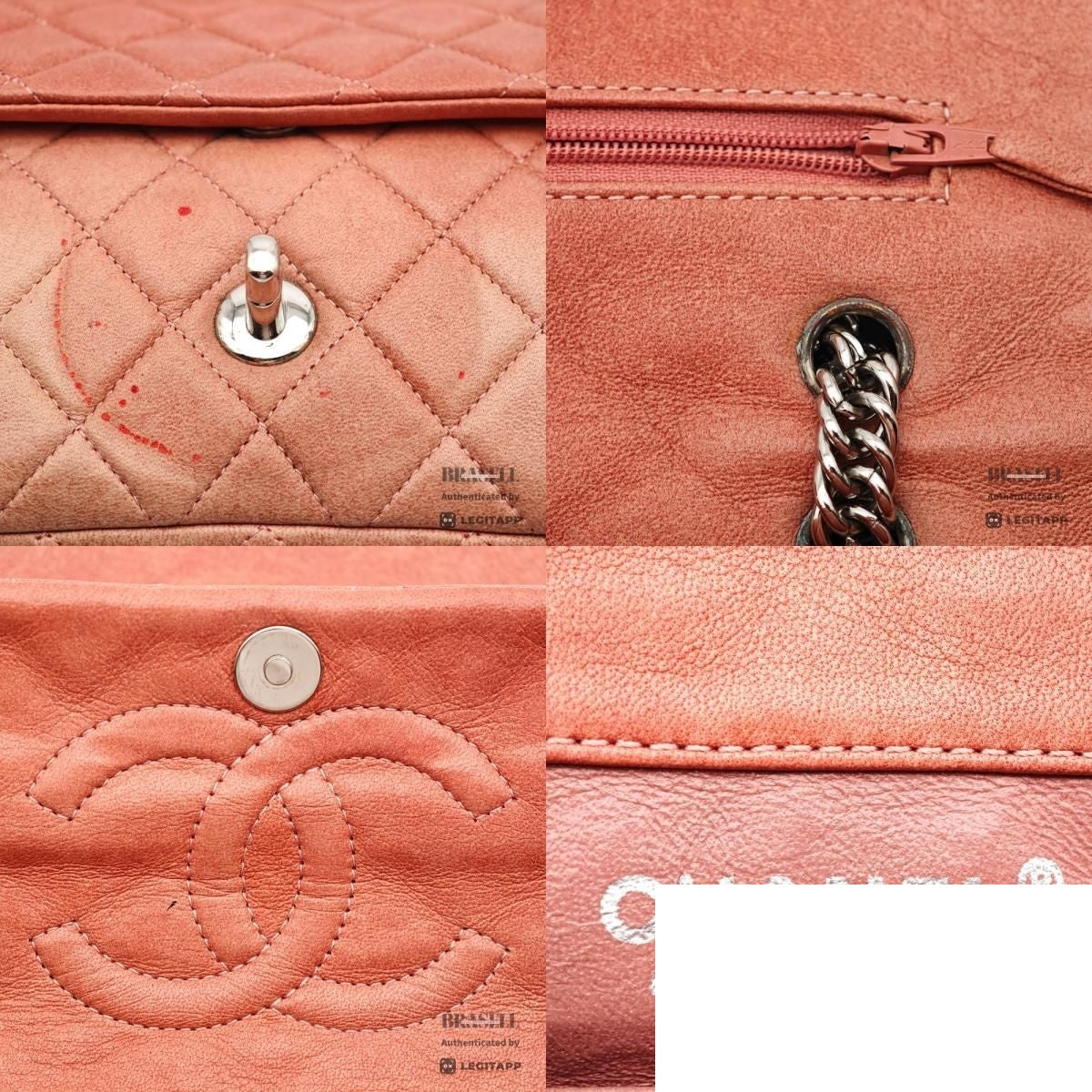 Chanel Double Flap Quilted Chain Shoulder Bag