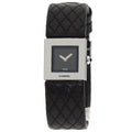 Chanel Quilted Watch SS Leather
