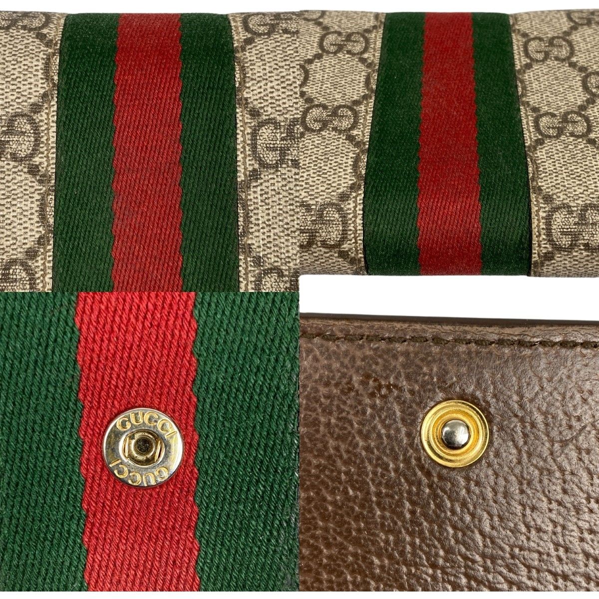 Gucci Ophidia GG Continental Wallet Sherry Line Supreme Long — view 5