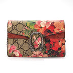 Gucci Dionysus GG Blooms Super Mini Bag 2-Way Clutch Flower Beige — view 2