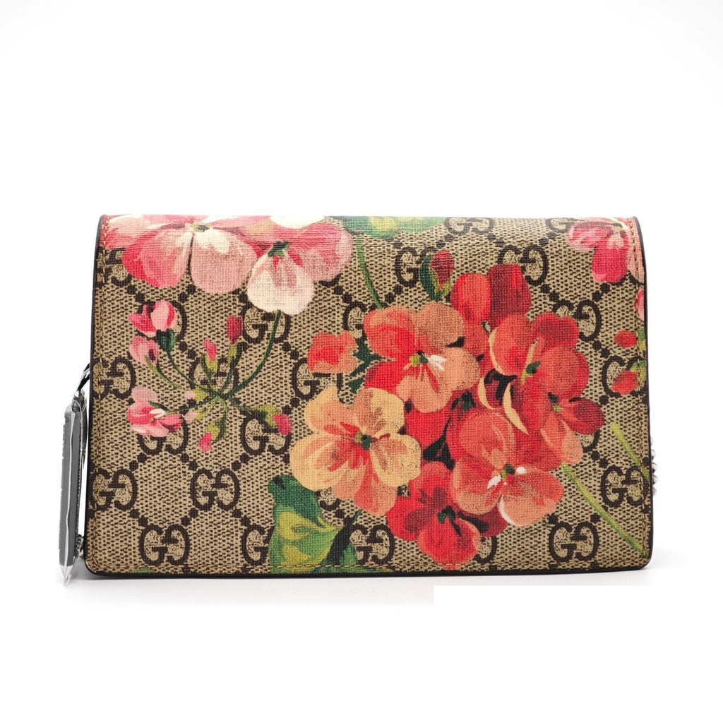Gucci Dionysus GG Blooms Super Mini Bag 2-Way Clutch Flower Beige — view 3
