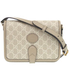 Gucci Interlocking G GG Supreme Canvas Beige Shoulder Bag 1188