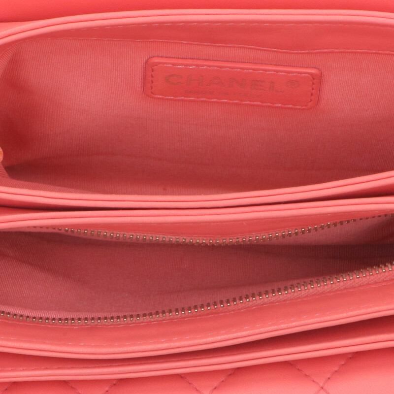 Chanel Lambskin Chain Shoulder Bag — view 3