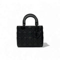 Christian Dior Bag Shoulder Black Lady My ABCDior Small Cannage Ultra