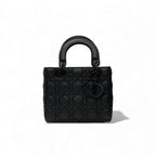 Christian Dior Bag Shoulder Black Lady My ABCDior Small Cannage Ultra