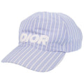 Christian Dior Baseball Cap Striped 483 C900 Ab067 Blue Hat 0523
