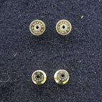 Hermes Yulidice PM Earrings Buffalo Horn Pair Brown Gold Hardware — view 7