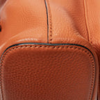 Gucci Bamboo Backpack Tassel Orange Grain Calfskin Leather — view 7