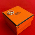 Hermes Chaine D'ancre Ring Silver 925 No 6 Accessories Small