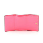 Fendi Trifold Wallet Selleria Pink Purple Leather — view 3