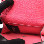 Fendi Trifold Wallet Selleria Pink Purple Leather — view 7