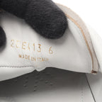 Prada Sneakers Triangle Logo Distressed Processing White Leather — view 7