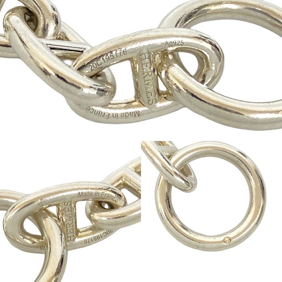 Hermes Chaine D'ancre GM 12 Links Bracelet Chain — view 2