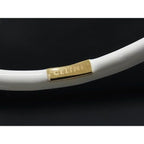 Celine Knot Bracelet Bangle White — view 3