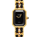 Chanel Premiere M Vintage Watch Black Gold
