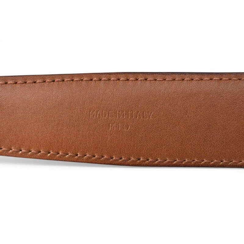 Celine Belt Reversible Leather Black Brown — view 6