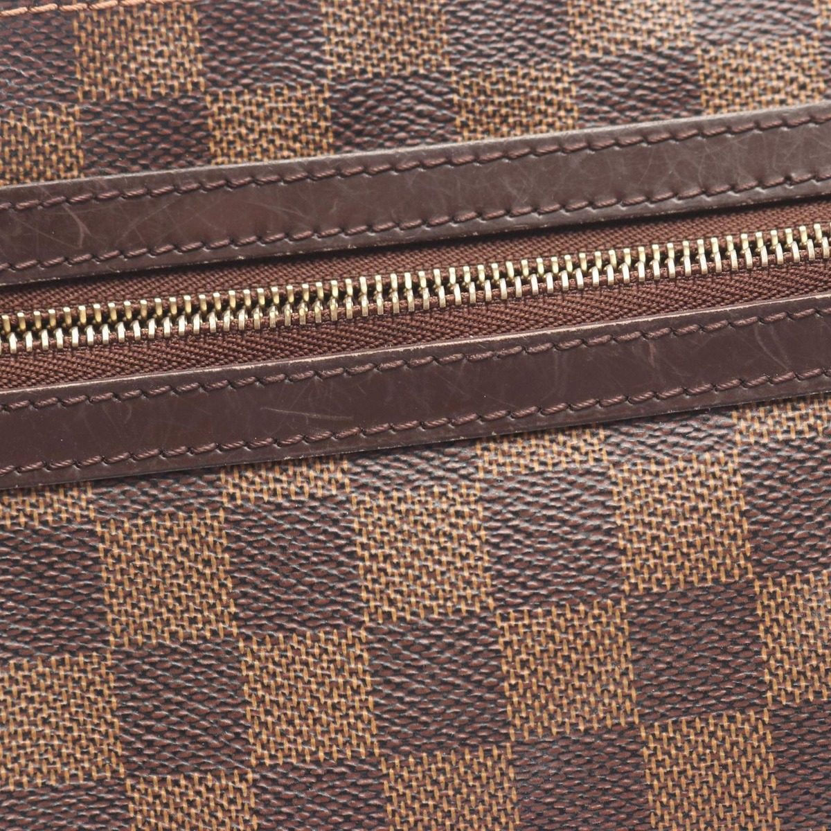 Louis Vuitton Shoulder Bag Pochette Bosfoll Canvas Leather — view 8