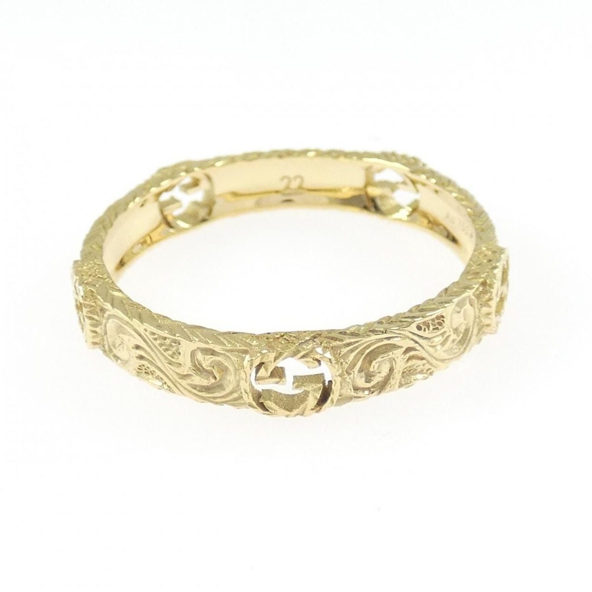 Gucci Interlocking Ring Yellow — view 2