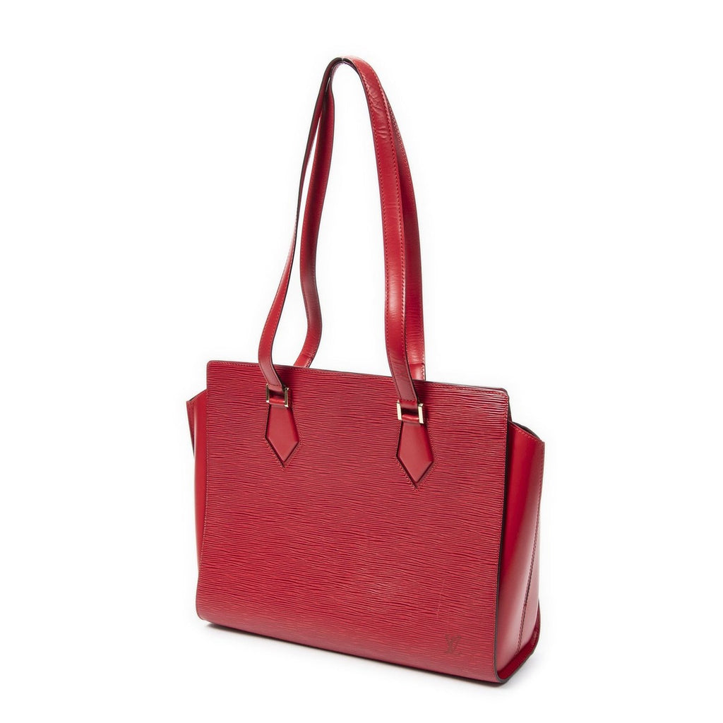 Louis Vuitton Duplex Red Epi Shoulder Bag — view 2