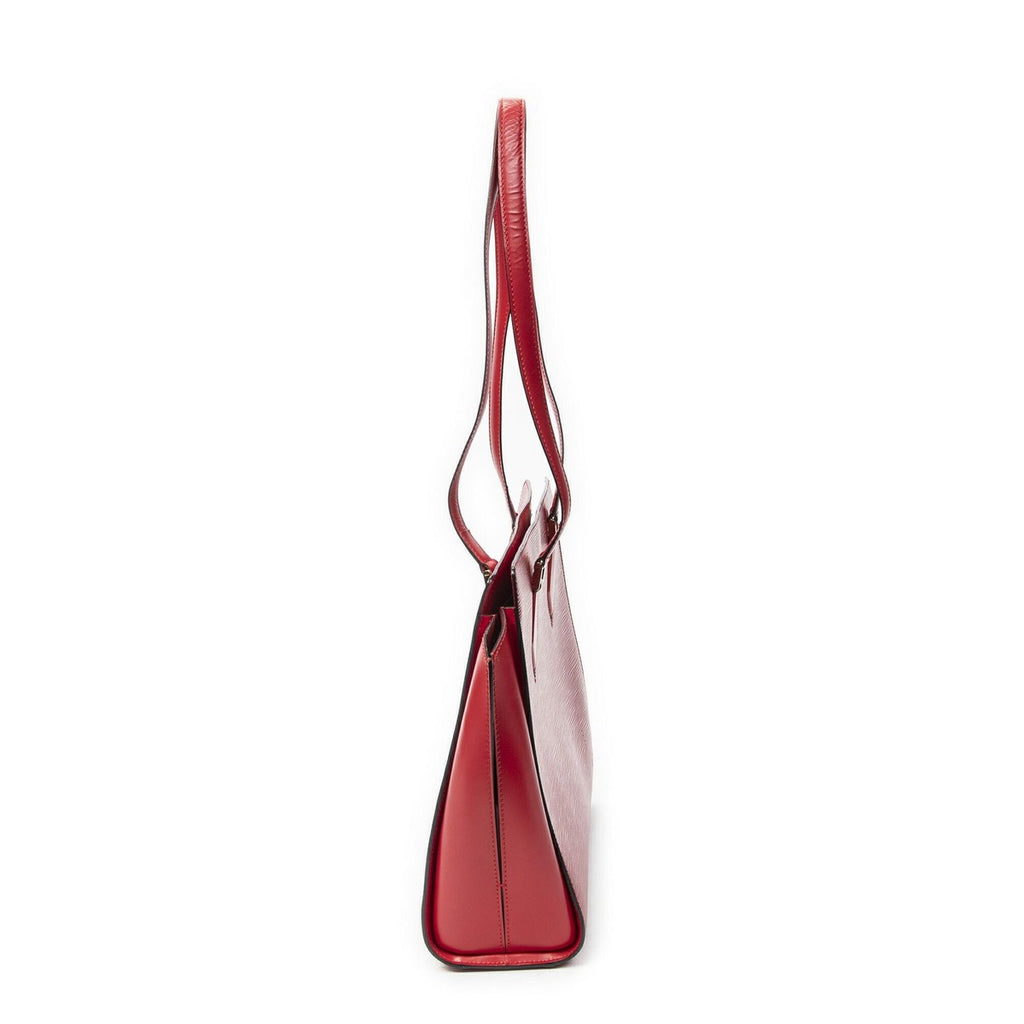 Louis Vuitton Duplex Red Epi Shoulder Bag — view 4