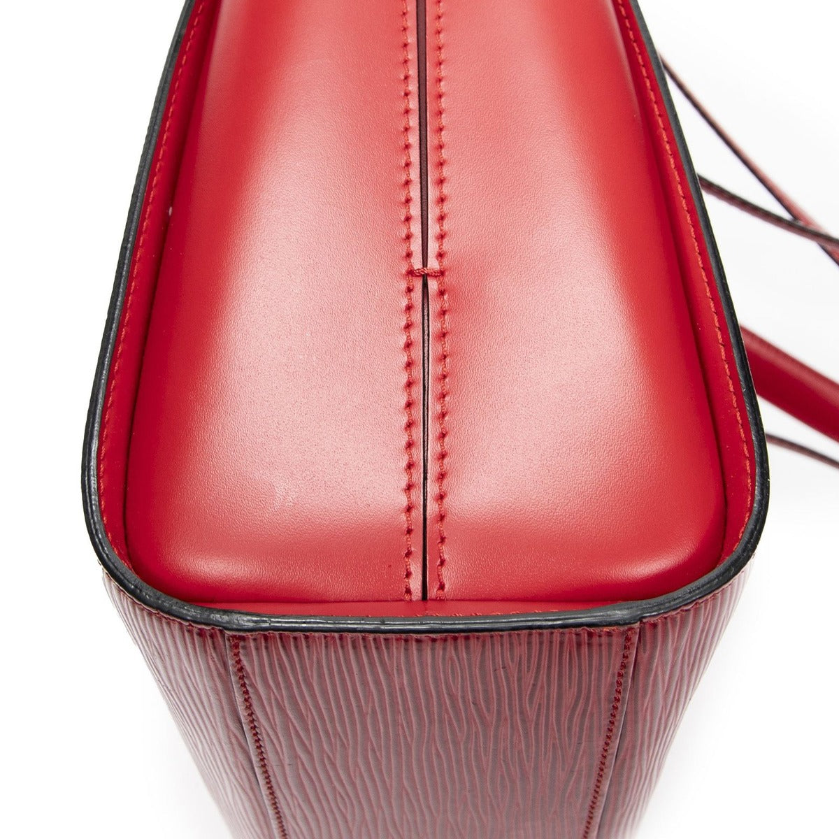 Louis Vuitton Duplex Red Epi Shoulder Bag — view 8
