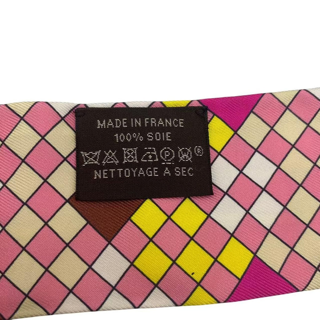 Hermes Collier de Chien Remix Scarf Silk Pink — view 3