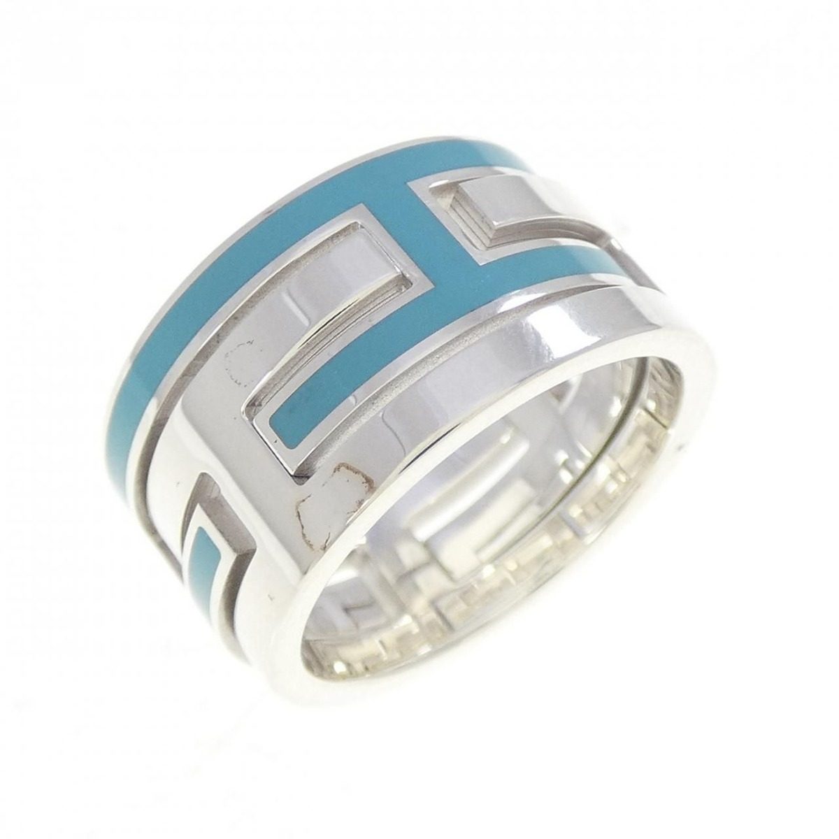 Hermes M-Bh Ring Silver