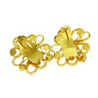 Yves Saint Laurent GP Rhinestone Flower Earrings — view 6